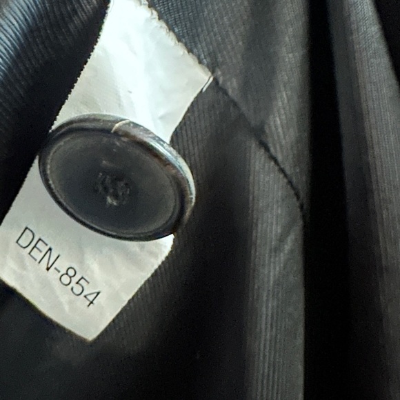 Zara Black Rouched Arm Two Button Blazer Women’s Size Medium - Picture 6 of 6